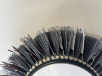 Roue à lamelles en sisal industrielle pour le ponçage et le polissage des surfaces en bois