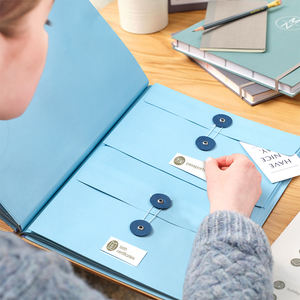 Carpeta de archivo de PVC de alta calidad 2026 con cierre elástico, bolsa de archivo tipo <span class=keywords><strong>Manila</strong></span>, organizador con clip, estuche para documentos, carpeta archivadora. - Product Image 3