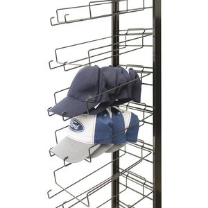 USA tổ chức sự kiện thể thao bán lẻ thương hiệu Cửa hàng đồ đạc kim loại sơn mũ đen cửa hàng Rack hiển thị cho mũ bóng rổ - Product Image 2