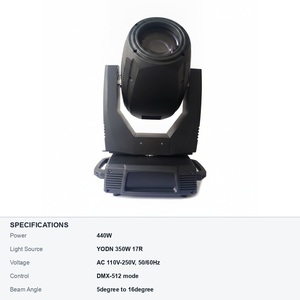 ไฟเคลื่อนที่แบบลำแสง 350W 17R Beam Spot Wash 3in1 สำหรับงานทัวร์กลางแจ้งและบริการเช่า - Product Image 6