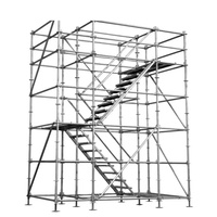 Système d'échafaudage modulaire complet en acier galvanisé Ringlock pour plateforme de travail de construction et terminal aéroportuaire