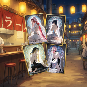 ขายส่ง แผ่นอะคริลิคตกแต่งลายอนิเมะนินจาวาอิฟู A6 300 แบบ กล่องสุ่ม ของตกแต่งโต๊ะทำงาน ของเล่นขายปลีก - Product Image 2