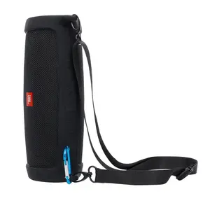 Haut-parleur <span class=keywords><strong>Bluetooth</strong></span> coque en silicone pour <span class=keywords><strong>JBL</strong></span> Charge 4 housse peau avec sangle mousqueton haut-parleur <span class=keywords><strong>Bluetooth</strong></span> sans fil Portable - Product Image 3