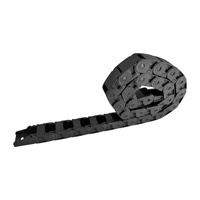 Chaîne de remorquage de filetage de câble Type de pont chaîne de remorquage en Nylon en plastique chaîne de réservoir d'ingénierie complètement fermée en plastique 15*23mm