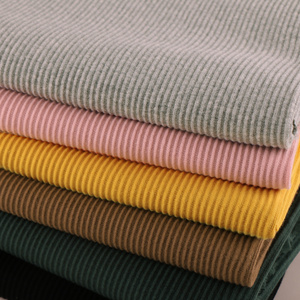 rayas de punto elástico costilla tejidos marcando raya tela para Silm Primer camisa vestido No pilling - Product Image 1