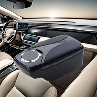 Haute Auto Accessoires Console Boîte ABS Intérieur De Stockage De Luxe Chrome Nouveau Simple Élégant Protection De Voiture Pièces Console Boîte