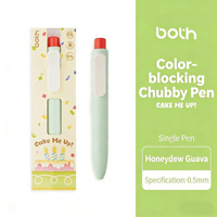 Stylo Gel Rétractable Color Block Cake, Stylo de Poche Mignon pour le Bureau et le Journal