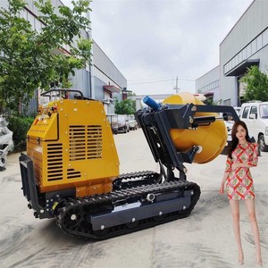 Self Loading Portable Small Concrete Mixer Construction Mini <b>Track</b> <b>Dumper</b> Crawler Truck - Product Image 6