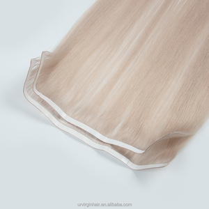 Extensions de cheveux russes Remy à pose plate, réutilisables jusqu'à 3 fois, installation rapide, hypoallergéniques - Product Image 2