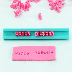 Emporte-Pièce Chiffre et <span class=keywords><strong>Lettre</strong></span> Alphabet Wanlihao, Tampon Gaufrage Fondant Biscuit Pâtisserie - Product Image 4