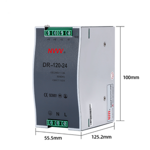 Din Railインテリジェント<span class=keywords><strong>DR</strong></span>-120W 12-48V自動家庭用AI 3Dプリンター環境的に高周波スイッチング電源SMPS - Product Image 6