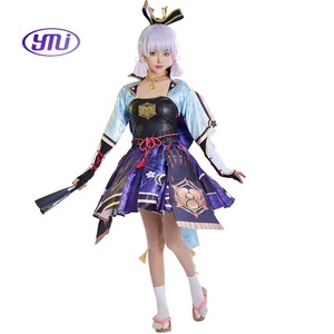 Disfraz de Cosplay de Genshined Impact <span class=keywords><strong>Kamisato</strong></span> <span class=keywords><strong>Ayaka</strong></span> Cosplay para jugador de juego disfraz de fiesta - Product Image 1