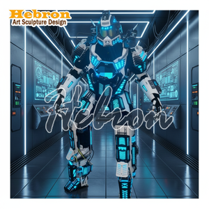 Trajes de Baile con Luces LED, Disfraz de <span class=keywords><strong>Depredador</strong></span> para Actuaciones en Escenario, Trajes Luminosos con Luces LED para DJ, para Espectáculos en Bares y Fiestas - Product Image 1