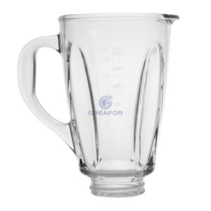 (B870) 전기 특수 투명 원형 유리 병의 교체 용기 1250ml 믹서기의 공장 공급 하이 퀄리티 - Product Image 2