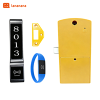 Cerradura RFID para Gabinete HF685SDN de 195 mm de Altura con Llave Impermeable para Casilleros de Centros de Spa y Almacenamiento Personal de Huéspedes