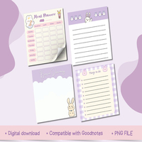 Offre Spéciale Couleur Populaire Fille Facor Lapin Vente En Gros Personnalisé Sticky Note Task Pad En Vrac