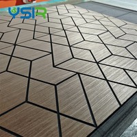 Panneau mural acoustique 3D en bois à lattes décoratives, insonorisant, absorbant le son, léger, design moderne, panneau mural acoustique