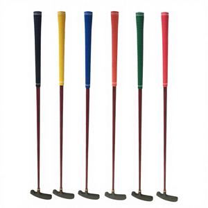 ไม้กอล์ฟสำหรับผู้เริ่มต้น ไม้พัตเตอร์พับได้ทำจากไม้เรดวูด หัวไม้ทำจากโลหะผสมสังกะสี ด้ามไม้มะฮอกกานี ดีไซน์ 3 ท่อนเพื่อการพัฒนาทักษะ - Product Image 1