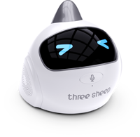Jouet éducatif Three Sheep pour enfants, en ABS, garantie 1 an, compagnon IA licorne HeartChat