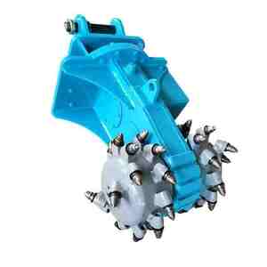 Nouvel accessoire de coupe à tambour rotatif hydraulique de haute qualité pour le fraisage d'excavatrice avec moteur à noyau et composants d'engrenage - Product Image 6