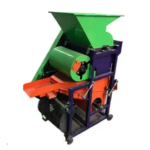New Type Industrial Diesel Engine Automatic Peanut Sheller Machine Reliable Gearbox Home Use-Groundnut Thresher Corn Nut Peeler