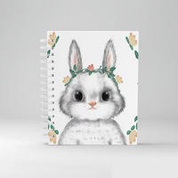 Cahier d'école à couverture en papier rigide ou souple planificateur de sublimation en gros livre à reliure spirale