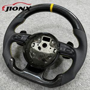 Volante de Fibra de Carbono Personalizado para Audi A3 A4 B8 A5 B8 <span class=keywords><strong>A6</strong></span> C6 A7 C7 A8 D4 Q5 S7, Venta al por Mayor y al Detal - Product Image 6