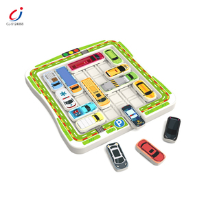Juego de Rompecabezas Magnético Chengji para Actividades de Aprendizaje Temprano, Juguete Educativo de Estacionamiento con Tarjetas Coloridas - Product Image 1