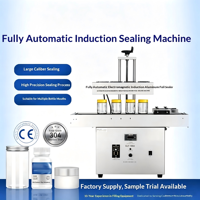 Machine de scellage entièrement automatique à induction électromagnétique pour bouchons de bouteilles en plastique, feuilles d'aluminium et fûts d'huile