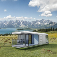 Cabine Apple moderne en acier à la mode Maison préfabriquée pour villa et bureau