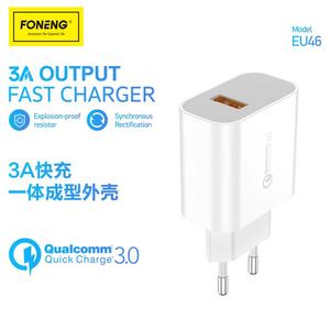 FONENG Bộ Sạc Nhanh Điện Thoại Di Động Usb Giá Rẻ Nhất Làm Theo Yêu Cầu Bộ Chuyển Đổi Usb Gắn Tường Sạc Nhanh 3A 18W - Product Image 5