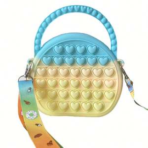 กระเป๋าถือของเล่นเพื่อการศึกษาทำจากซิลิโคนมีหลายสี - Product Image 6