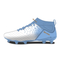 Chaussures de football personnalisées avec logo OEM, antidérapantes, à crampons longs, chaussures de sport pour hommes