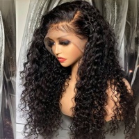 Pelo rizado 28 pulgadas rizado profundo sin pegamento 13*6 HD pelucas frontales de encaje SDD onda profunda 1B 6*6 HD onda suelta 13*4 encaje completo humano vietnamita