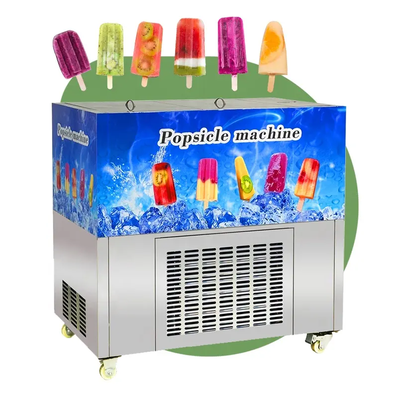 Automatización Molde de acero inoxidable Piruleta Helado Loly Barra de palo pequeña Lolly Pop Tube Maker Machine con 2