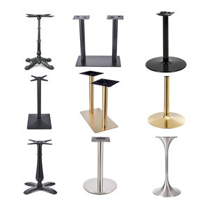 ركائز ذهبية قابلة للفصل لغرفة الطعام قاعدة طاولة من التوليب النحاسي المطروق العتيق المصقول للقهوة والقهوة - Product Image 5