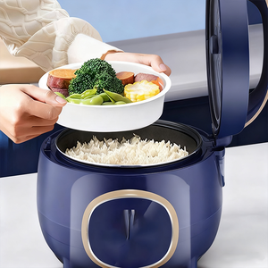 Cuiseur à riz domestique compact 1-2 personnes, mini cuiseur multifonctionnel à vapeur et à cuisson, petite capacité - Product Image 5