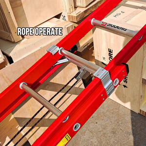 16 <span class=keywords><strong>20</strong></span> 24 28 32 36 40 Marches/<span class=keywords><strong>Pieds</strong></span> Échelle d'extension en fibre de verre - Product Image 2