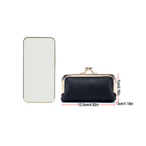 AndoBag Lipstick Coin <b>Purse</b> for Women Genuine Cow <b>Leather</b> Mini Key Chain Storage Bag Fashion Small Clip Bags 2231 - Product Image 6