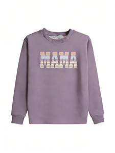 Sudadera de Felpa Francesa de Bambú MAMA de Lujo con Certificación OEKO-TEX RTS, Fabricante Mayorista Directo, Bordado Premium para Mamá - Product Image 4