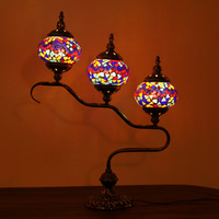 3 pièces abat-jour Vintage turc fait à la main lampe de Table marocaine pour chambre à coucher salon Restaurant