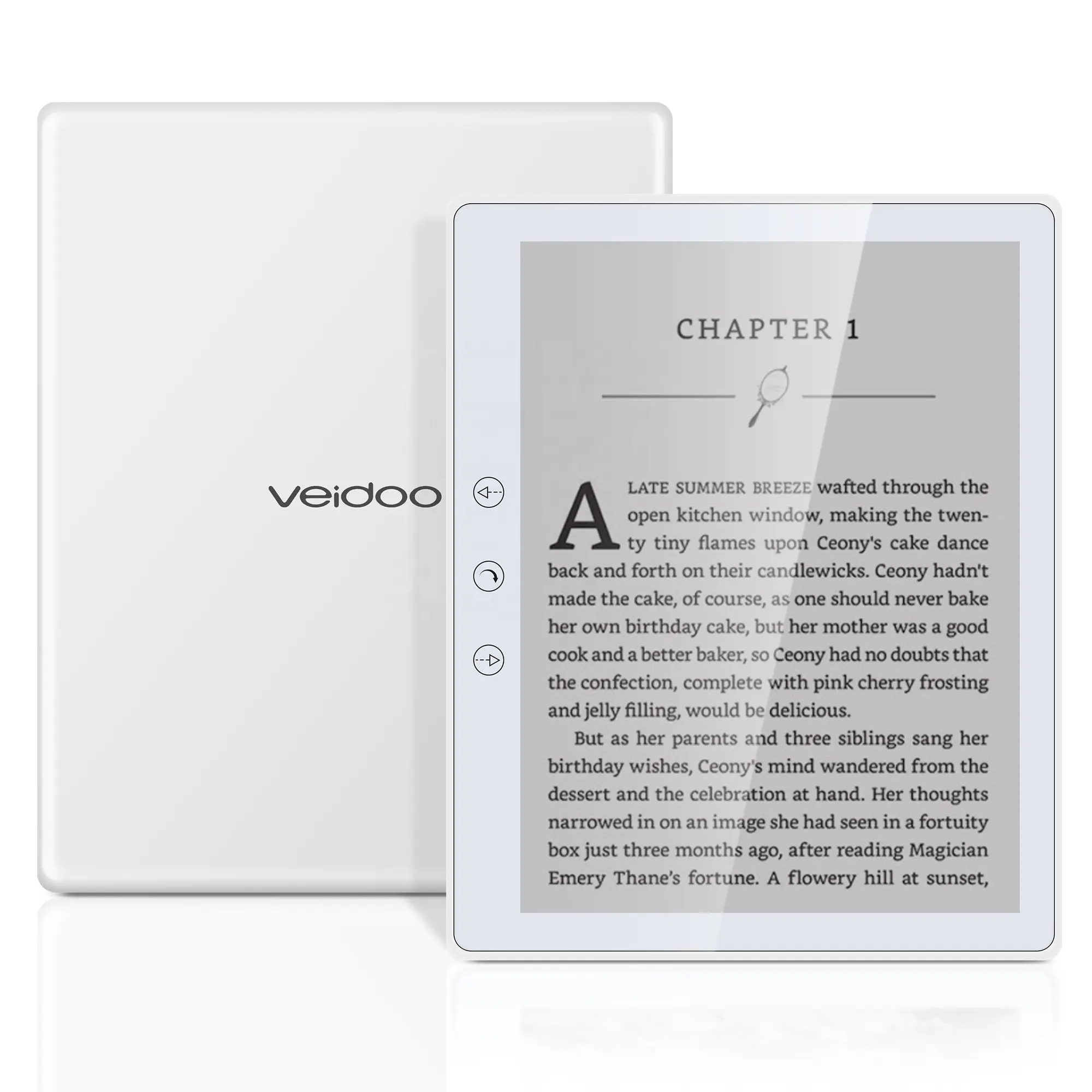 Veidoo 6 ''eReader高解像度ディスプレイ調整可能な明るさwifiタッチスクリーンE-Ink電子ブックリーダー (32GBストレージ付き)