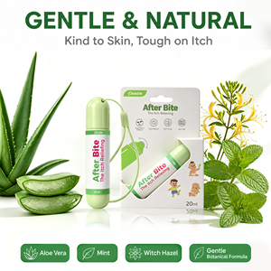 Composants d'huiles essentielles végétales naturelles sans DEET pour soulager les démangeaisons après une piqûre d'insecte ou de moustique - Product Image 5