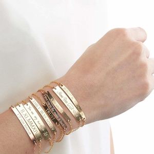 Gold Filled Cross Border Multi Strategic Custom Packaging Solution Flat Band <b>Bracelet</b> Gram Weight Per Piece - Product Image 1