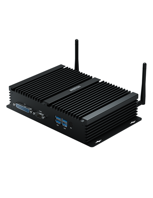 HYSTOU Industrial Mini PC In-tel Core I5 I7 DDR4 64GB 6 COM 2 LAN Win11 Three Display Output Fanless Computer Embedded Computer