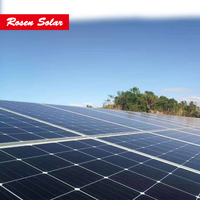 Panneau solaire bifacial à double vitrage haute efficacité 620W monocristallin N-TOPCON pour système solaire hybride hors réseau et sur réseau pour la maison