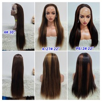 Perruques Letsfly HD Lace 11A Full 13x4 Lace Frontal SDD Double Drawn en Cheveux Vierges Bruts, Densité 300%, 100% Cheveux Humains Naturels
