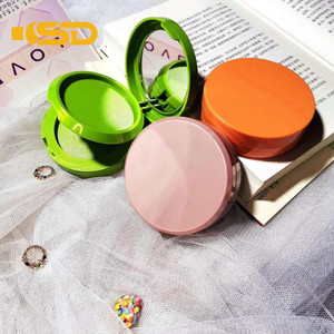 Rifornito popolare rosa verde bianco colore stampa <span class=keywords><strong>in</strong></span> <span class=keywords><strong>polvere</strong></span> custodia per uso cosmetico - Product Image 1