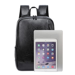 Sacs à dos pour ordinateur portable en PU minimalistes décontractés pour hommes, sélection premium, avec recharge externe, vente en gros et dropshipping disponibles - Product Image 2