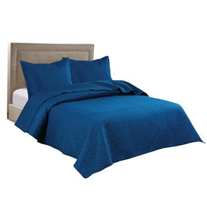 Ensemble de literie en microfibre ultrasonique, couvre-lit de luxe, 100% Polyester - Product Image 1